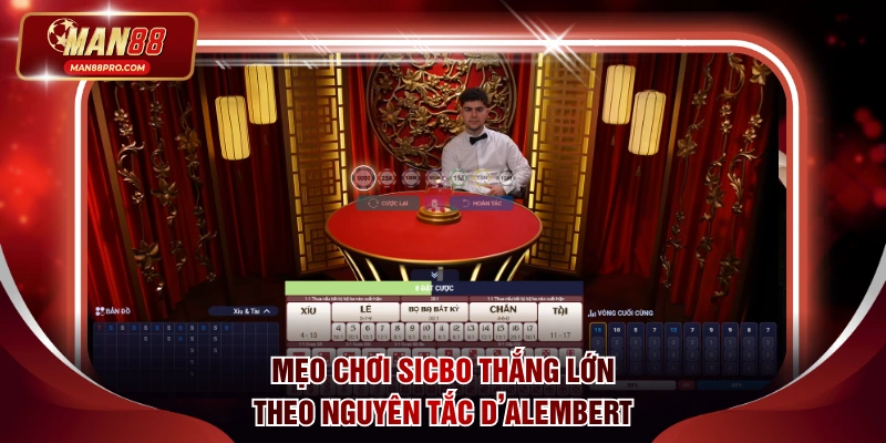 Mẹo chơi Sicbo thắng lớn theo nguyên tắc D’Alembert